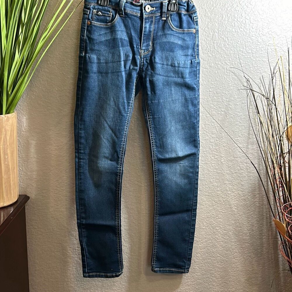 B6/2  Jordache girls skinny denim jeans, youth size 10, regular